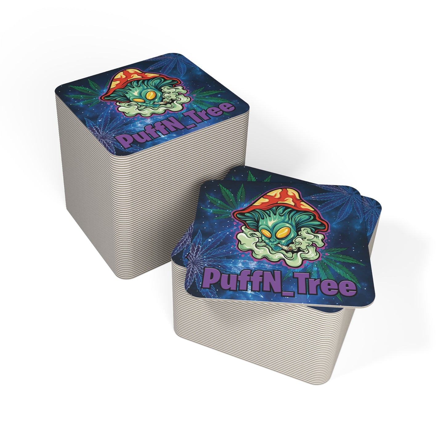 PuffN_Tree - Coasters (50, 100 pcs)