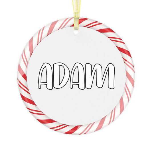 Adam (Bunny Baby, 28 pt) - Glass Ornament