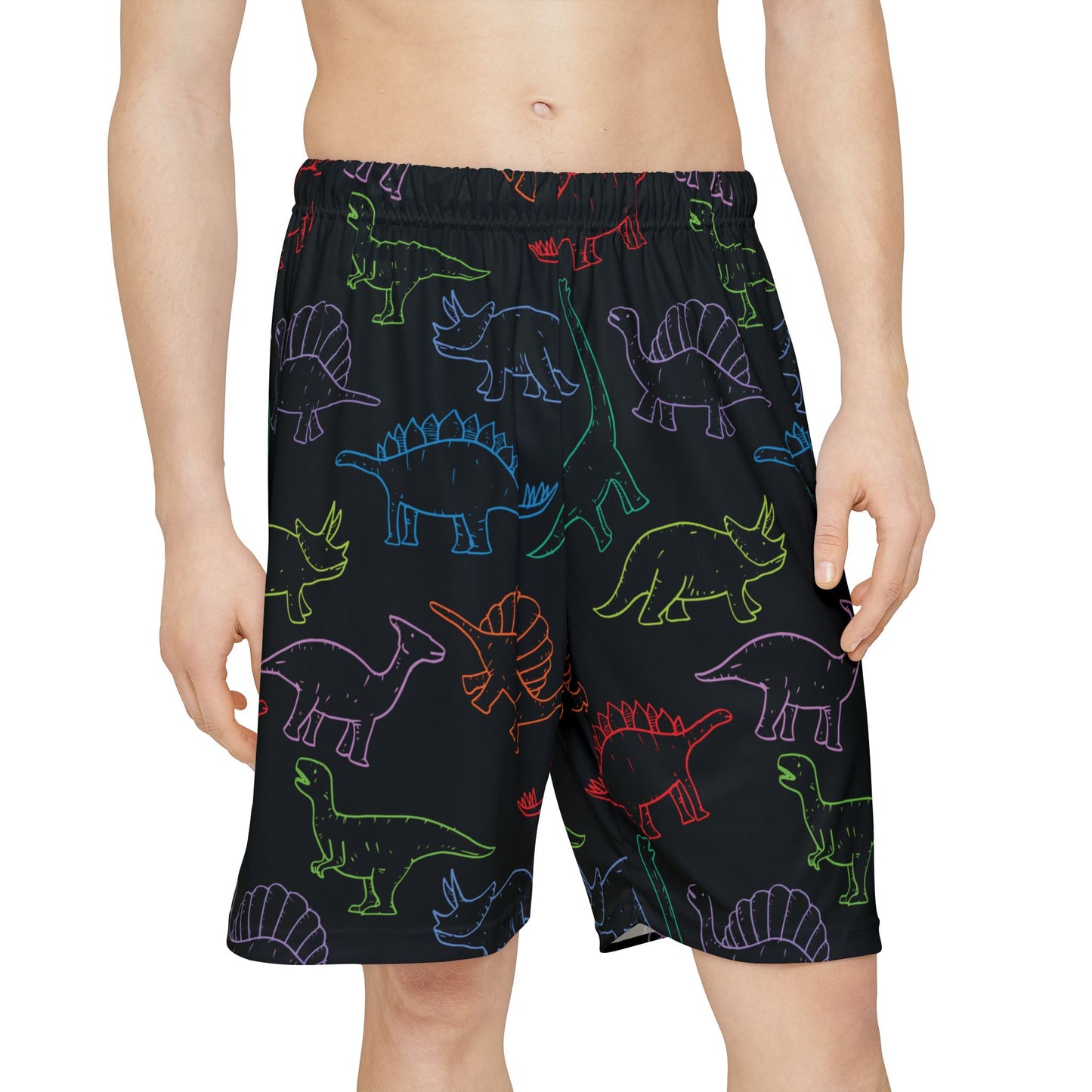 Dinosaurs - Men’s Sports Shorts (AOP)