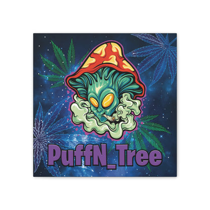 PuffN_Tree - Canvas Stretched, 0.75"