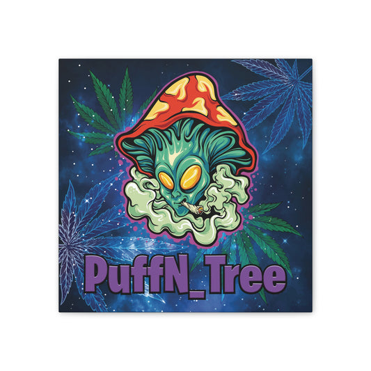 PuffN_Tree - Canvas Stretched, 0.75"