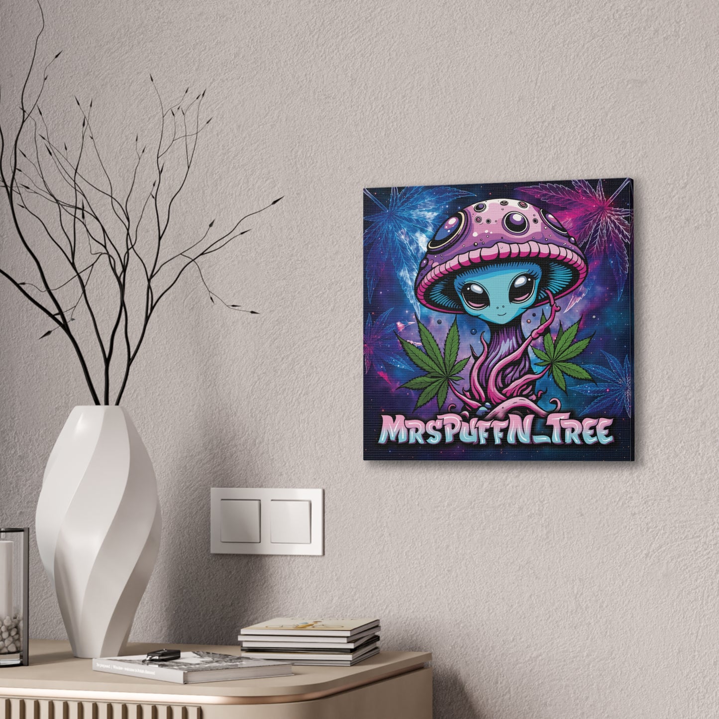 MrsPuffN_Tree - Canvas Stretched, 0.75"