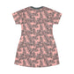 All Over Print T-Shirt Dress