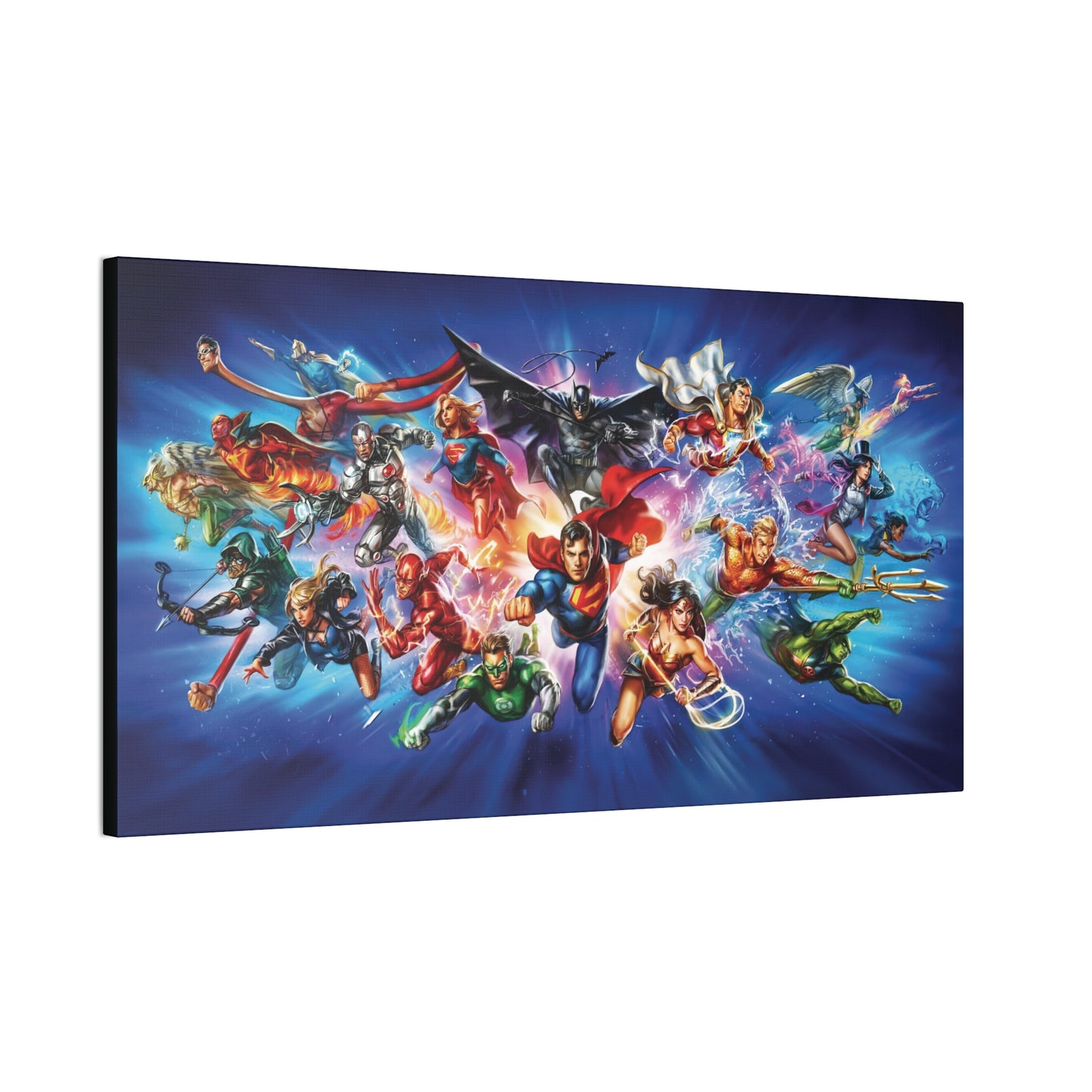 Heroes of Justice - Canvas Stretched, 0.75"