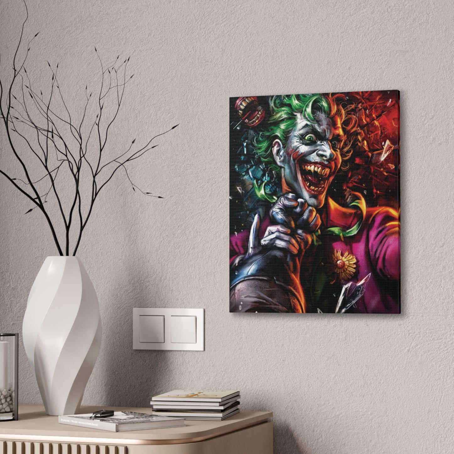 Last Laugh Villain - Canvas Stretched, 0.75"