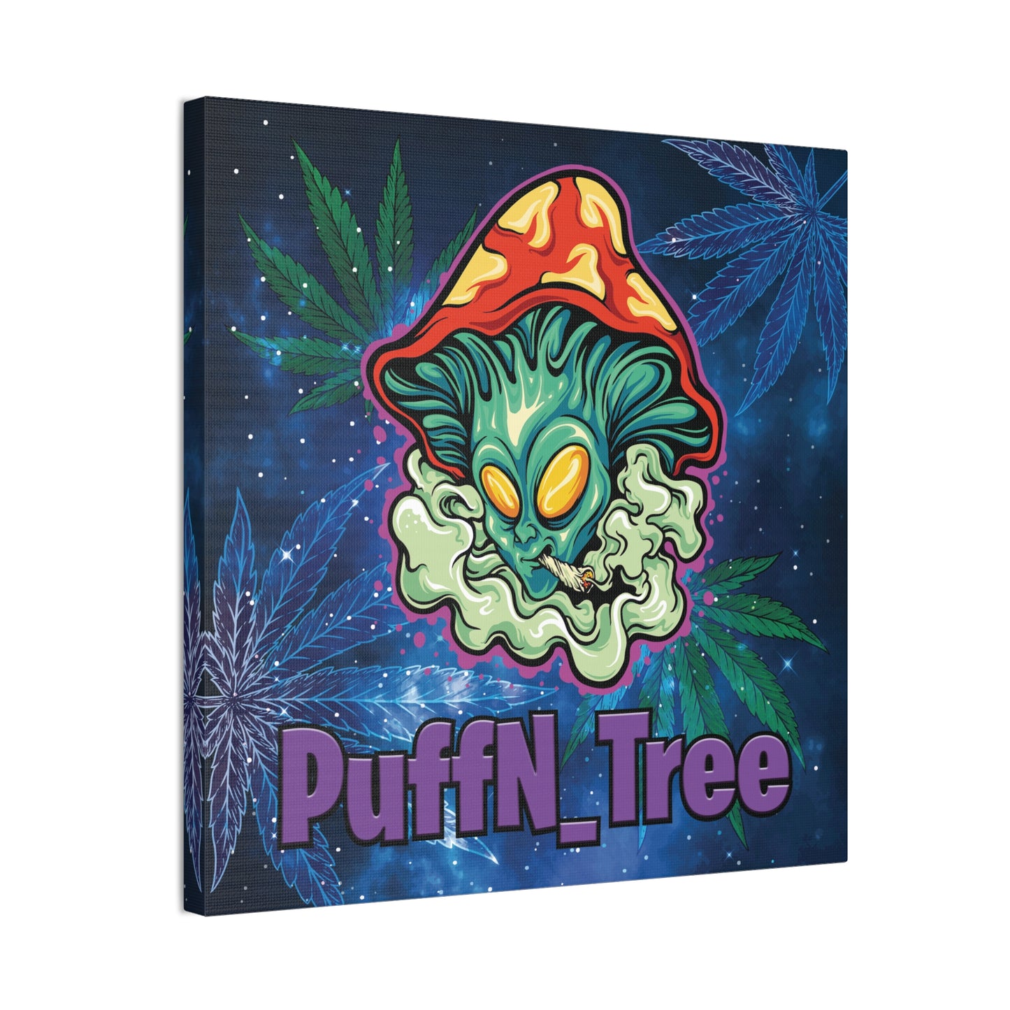 PuffN_Tree - Canvas Stretched, 0.75"