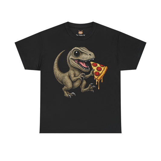 T-Rex Pizza - Unisex Heavy Cotton Tee