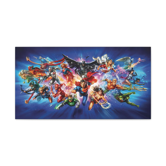 Heroes of Justice - Canvas Stretched, 0.75"