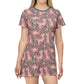All Over Print T-Shirt Dress